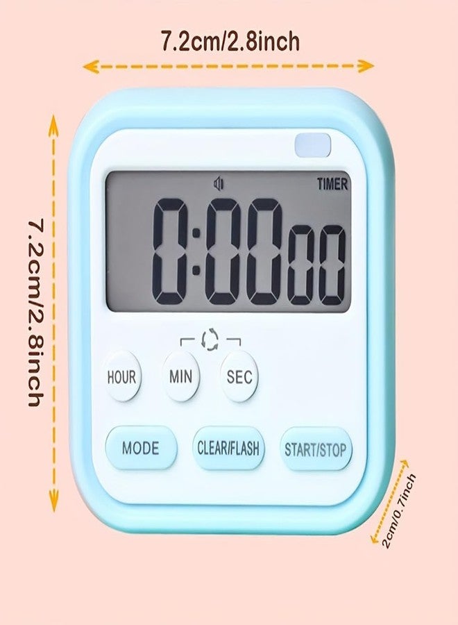 Sugalsu Multi-Function Electronic Timer, Learning Management, Suitable for Kitchen, Study, Work, Exercise Training, Outdoor Activities(Blue, Pack of 1) - Image 2